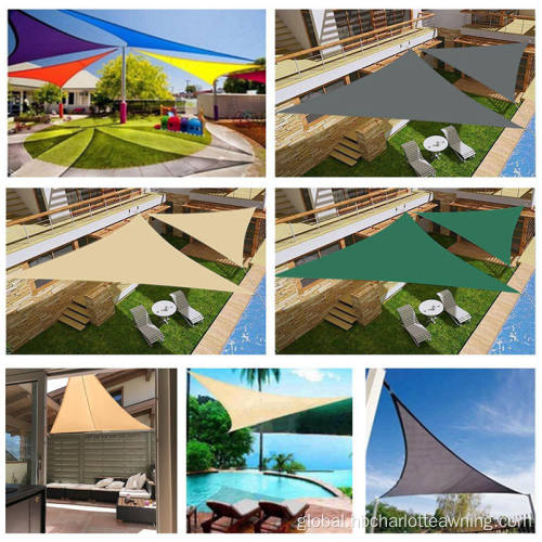 Triangular Sun Canopies Sun Shade Sail Outdoor Garden Sunshade Canopy Triangle Factory